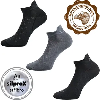 Dámské oblečení ROD vlněné antibakteriální ponožky se stříbrem VoXX