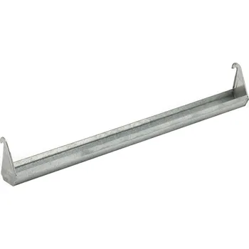 krmítko pro hospodářská zvířata Contro Fratelli Závěsné žlabové krmítko pro drůbež pozinkované, 17 x 100 x 10,5 cm