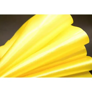 Stuha Luxusní saténová stuha - žlutá - šíře 15 cm