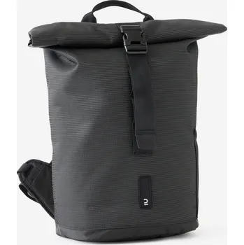 batoh na kolo DECATHLON Cyklistický batoh Speed 500 reflexní ČERNÁ