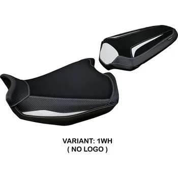 Moto sedlo TPZ Italia Potah sedla Ducati Monster 937 (21-24) Linosa model potah sedla: bez loga 1WH (white)