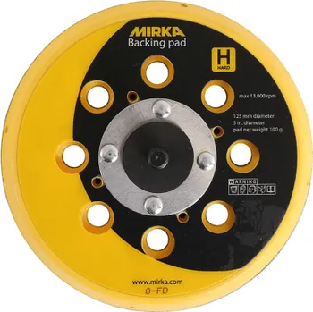 Brusný talíř Mirka Podložný talíř 125 mm, 5/16", 28 děr, tvrdý