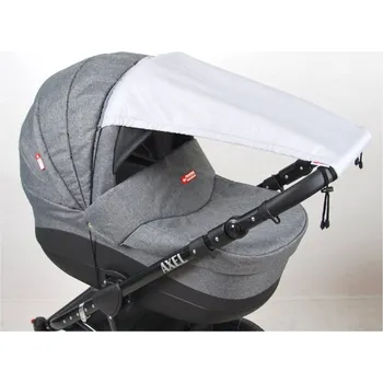 Kočárek Clona na kočárek - jeans popel