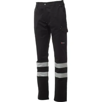 montérky PAYPER WORKER SUMMER REFLEX kalhoty pas 100%BA - černá XL
