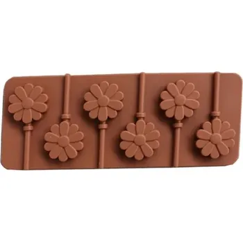 Forma na pečení Silikonová forma na čokoládu | forma na lízátka - kytičky