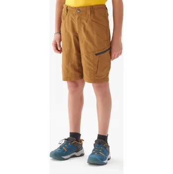 Chlapecké kraťasy QUECHUA Chlapecké turistické kraťasy MH 500 8 LET KAŠTANOVÁ