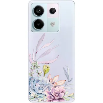 Pouzdro na mobilní telefon Odolné silikonové pouzdro iSaprio - Succulent 01 - Xiaomi Redmi Note 13 Pro 5G / Poco X6 5G