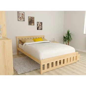 Postel Postel z masivu Abby 90x200 cm + matrace Super-flex