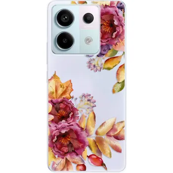 Pouzdro na mobilní telefon Odolné silikonové pouzdro iSaprio - Fall Flowers - Xiaomi Redmi Note 13 Pro 5G / Poco X6 5G