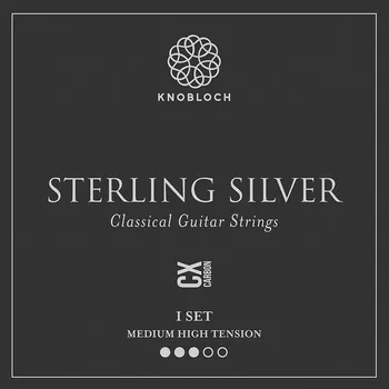 Struna pro kytaru a smyčcový nástroj Knobloch STERLING SILVER CX Carbon Medium-High Tension 34.0 + prodloužená záruka 3 roky