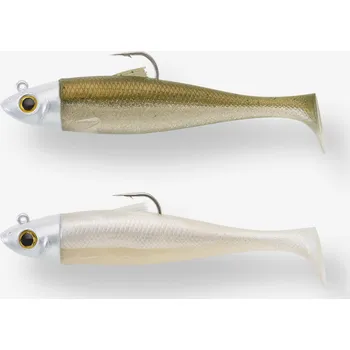 Umělá nástraha CAPERLAN Sada měkkých nástrah Shad Osarda 100 Ayu/bílá