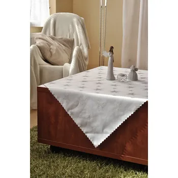 ubrus Ubrus vánoční bílá Z-621 stříbrná 120x160
