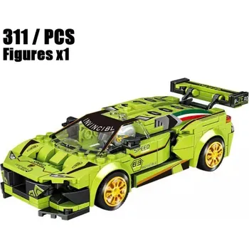 Stavebnice LEGO Stavebnice závodních aut | Styl Lego - Bez krabice-365016