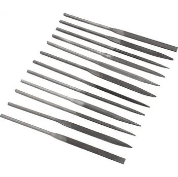 Sada jemných pilníků bez rukojeti, 12-dílná, XL-TOOLS