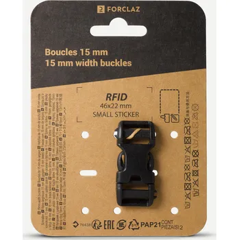 Opasek DECATHLON Přezka k batohu Double Pin Lock 15 mm