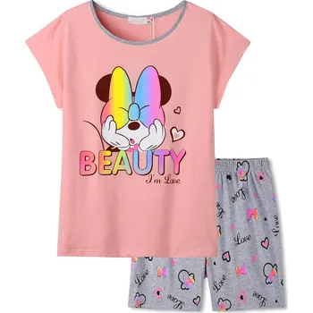 Dívčí oblečení Dívčí letní pyžamo - KUGO WP0900, lososová Barva: Lososová, Velikost: 164