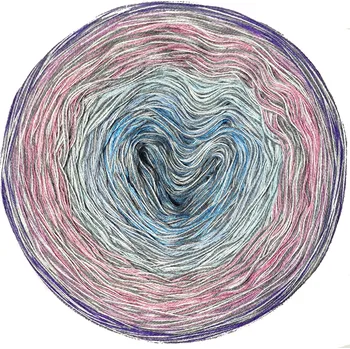 Příze Duhové klubko Elegance Délka návinu/Hmotnost: 1000 m/200 g