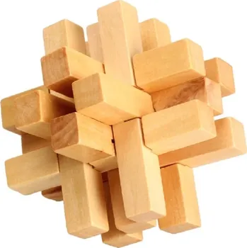 Hlavolam Dřevěný hlavolam | hlavolam kostka