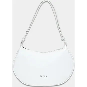 Kabelka Kabelka střední Banana bílá/stříbro