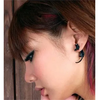 Náušnice Dámské náušnice, bižuterie - kočka - 1 pár