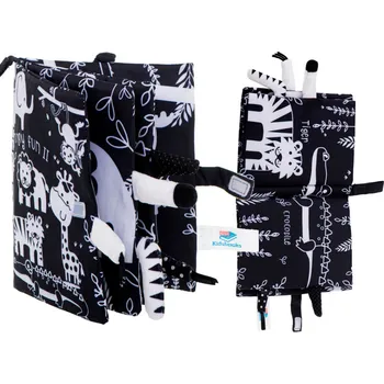 Kontrastní sensorická knížka / safari