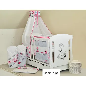 Dětská postýlka Postýlka s kompletní výbavou classic model - 33