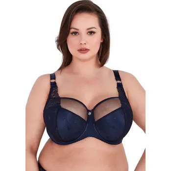 Podprsenka POLOMĚKKÁ MAXI PODPRSENKA NAOMI ART. 1209 tmavě modrá 75K