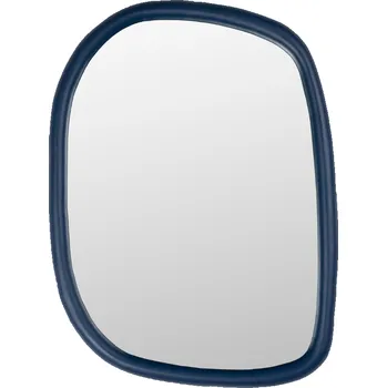 Zrcadlo Modré dřevěné zrcadlo ZUIVER LOOKS 70 x 55 cm
