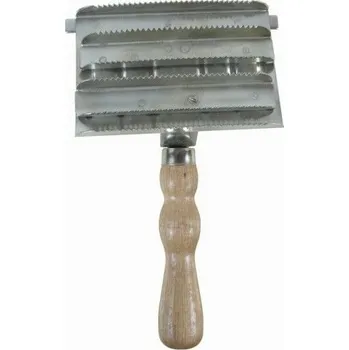 Čištění pro koně Kovový hřeben na kartáče BORSTIQ