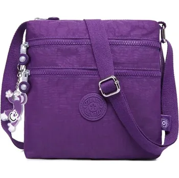 Kabelka Luxusní nylonová crossbody kabelka - Nachový