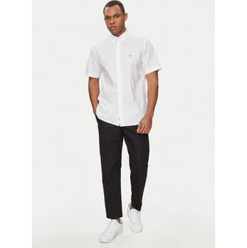 Pánská košile Tommy Hilfiger Košile 1985 MW0MW33810 Bílá Slim Fit XXL