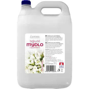 Mýdlo LAVONEA tekuté mýdlo SNĚŽENKA (bílé) 5l 10016