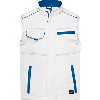 Pánská vesta James Nicholson Pracovní letní softshellová vesta - Color JN 852