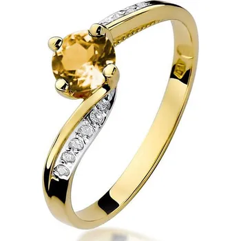 Hodinky Prsten Bonore - Zlato 585 - Citrín 0-6 Ct 93372