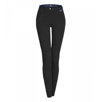 Jezdecké kalhoty Dětské bavlněné jezdecké rajtky ELT Fun Sport černá 146