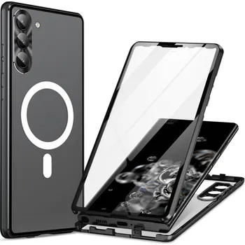 Pouzdro na mobilní telefon VSECHNONAMOBIL 72574 MAGSAFE MAGNETIC Celotělový ochranný kryt Samsung Galaxy S21 5G černý