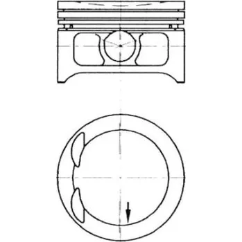 Auto-moto Píst KOLBENSCHMIDT 97363610