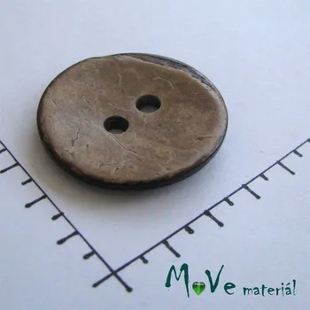 Knoflík Knoflík kokos 37mm oboustranný