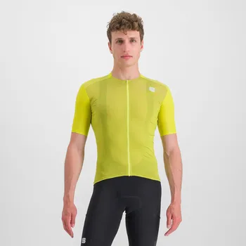 cyklistický dres SPORTFUL Cyklistický dres s krátkým rukávem - SUPERGIARA - žlutá