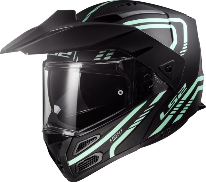 LS2 LS2 FF324 METRO EVO FIREFLY výklopná adv. helma matná-limet vel.XXS XXS