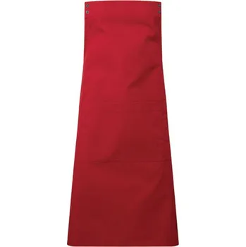 Pracovní zástěra Premier Workwear Gastro zástěra - tělo PR190 Red (ca. Pantone 201C) 70 x 86 cm