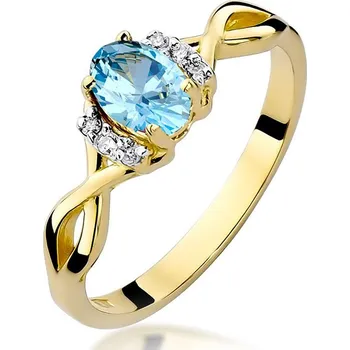 Hodinky Prsten Bonore - Zlato 585 - Topaz 0-5 Ct 100663