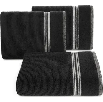 Bytový textil FROTÉ RUČNÍK FILON11 50X90 CM ČERNÁ