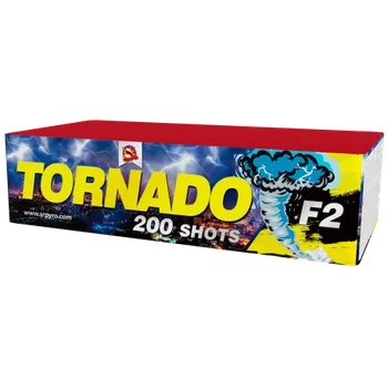 Zábavní pyrotechnika Kompaktní ohňostroj Tornádo 200 ran,20mm