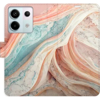 Pouzdro na mobilní telefon Flipové pouzdro iSaprio - Colour Marble - Xiaomi Redmi Note 13 Pro+ 5G