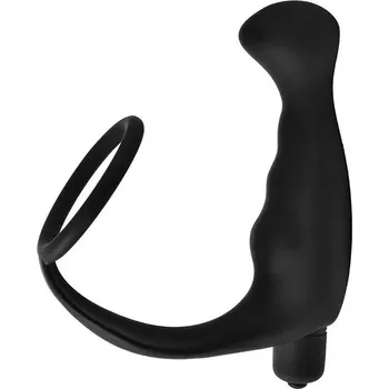 Vibrátor na prostatu Stimulátor prostaty s vibracemi a erekčním kroužkem