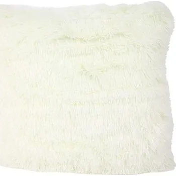 Povlečení Chlupatý povlak na polštář - krémový