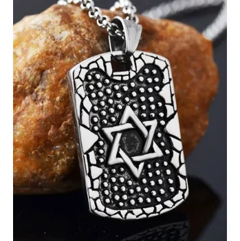 Přívěsek Ocelový přívěsek s hvězdou