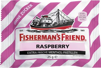 Bonbon Fisherman´s Friend pastilky bez cukru malina 25 g