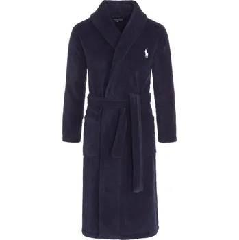 Dámský župan Velké Velikosti - Polo Ralph Lauren - Vysoce kvalitní froté župan - 3XL - Modrá